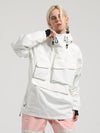 Women's Gsou Snow Winter Action Anorak Cargo Snowboard Jacket