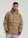 Men's Gsou Snow Winter Action Cargo Anorak Snow Jacket