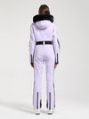 Women's Gsou Snow Classic Faux-Fur Trim Dawn Ski Suit