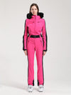 Women's Gsou Snow Classic Faux-Fur Trim Dawn Ski Suit