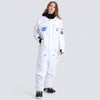 Women's SMN Slope Star Nasa Icon One Piece Ski Suits Winter Jumpsuit