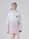 Women's RAWRWAR Winter Infinity Colorblock Parka Snow Jacket