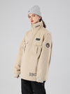 Men's Searipe Waste Land Half Zip Cargo Snow Jacket