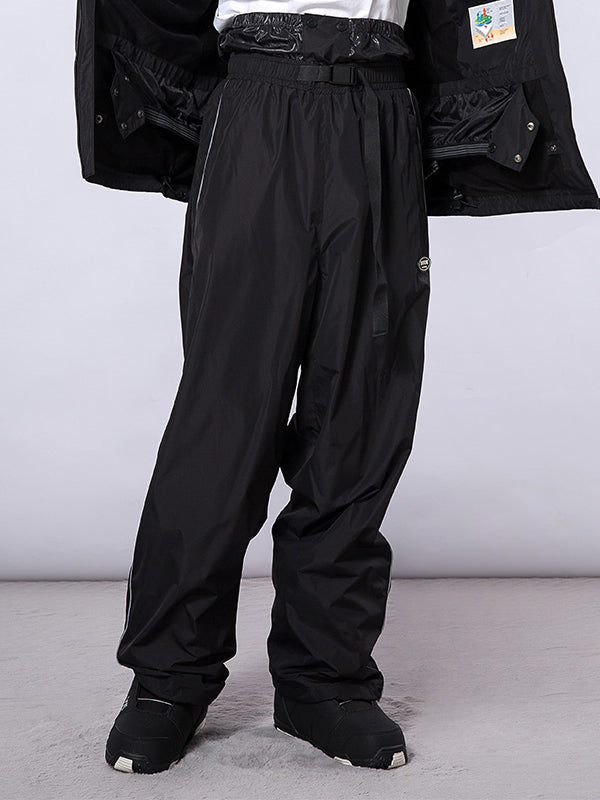 Women's Dook Snow Stripe Elastic Waterproof Snowboard Ski Pants