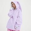 Doorek Unisex Cute Bunny Rabbit Snow Hoodie - Long Ears Decoration