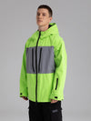 Men's Searipe Independent Colorblock Windbreaker Snow Jacket