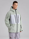 Men's Searipe Independent Colorblock Windbreaker Snow Jacket