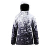 Women's SMN Mountain Freeze Colorful Print Waterproof Winter Snowboard Jacket