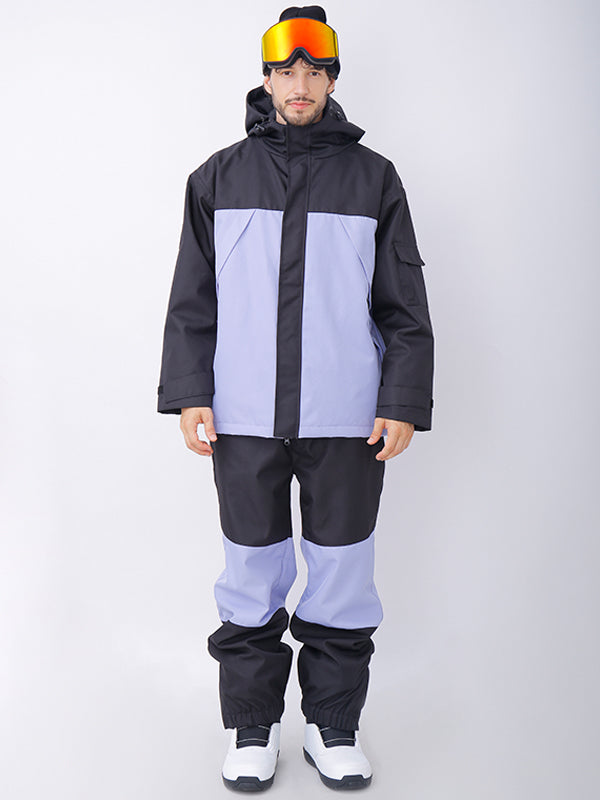 Snowflake Rander Men's Snowverb Alpine Ranger Colorblock Reflective Snow Suits ...