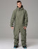 Men's Searipe One Piece Stylish Army Green Ski Suits Winter Jumpsuit Snowsuits