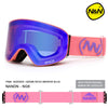 Pink Unisex Nandn Skyline Ski/Snowboard Goggles