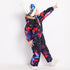 Girls Blue Magic Winter Waterproof Colorful One Piece Ski Suits Jumpsuits Coveralls